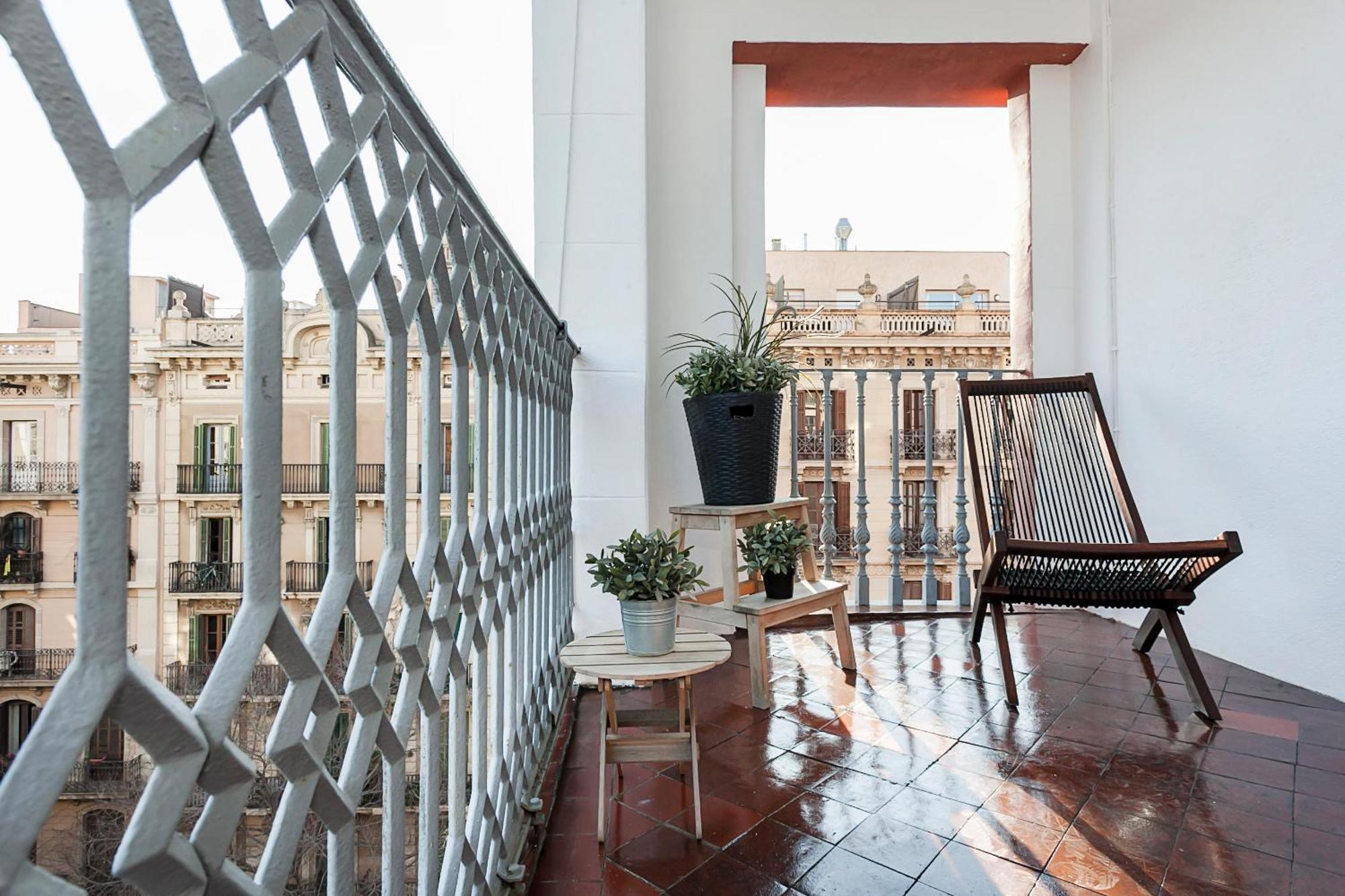 Beautiful Apartment With Terrace In Barcelona Zewnętrze zdjęcie
